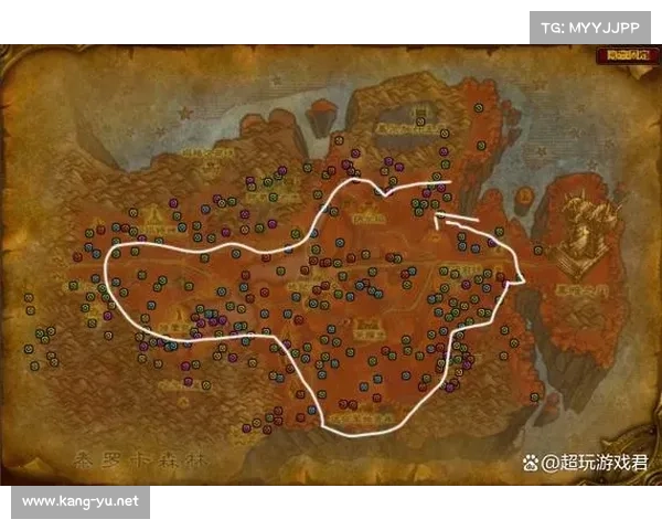 魔兽世界怀旧服地图：中心缩小新视角